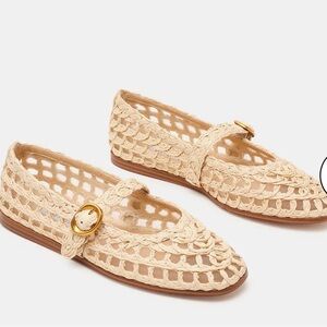 Steve Madden Raffia Mary Janes size 8.5